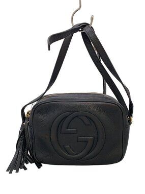 Gucci Disco Bag Soho Leather Black
